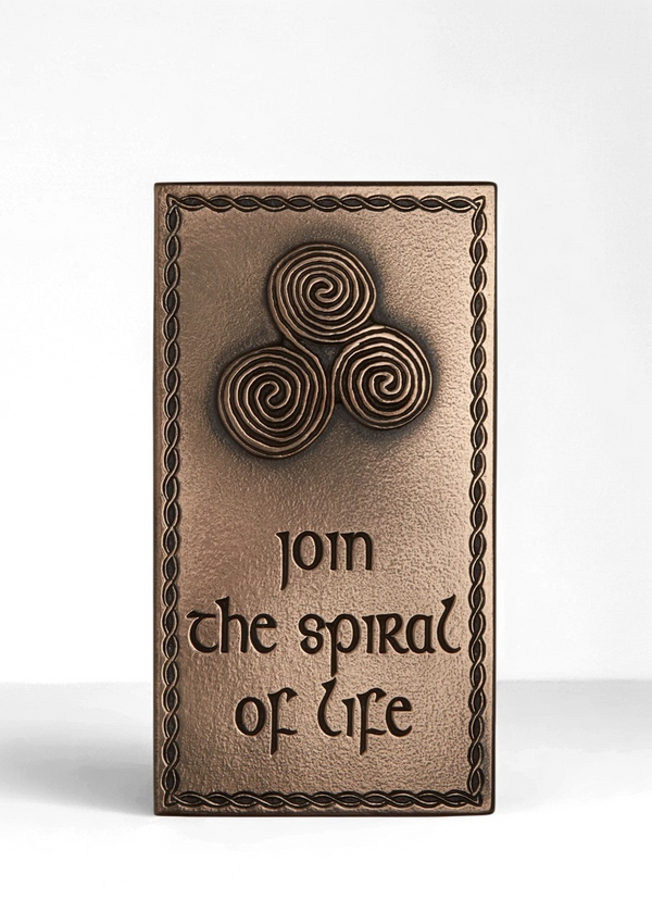 Wild Goose Triple Spiral | Wall Plaque
