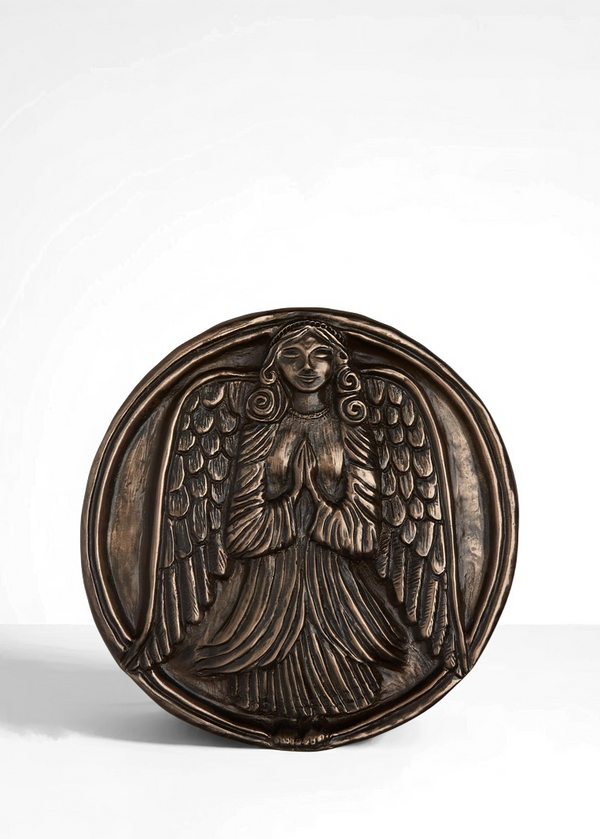 Wild Goose Bronze Guardian Angel | Wall Plaque