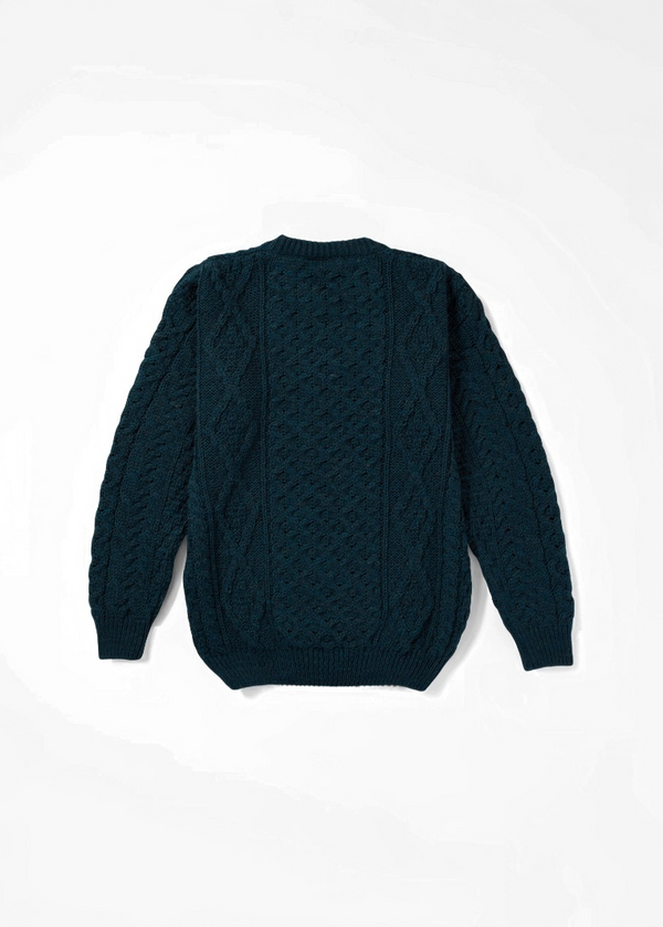 Aran Wool Sweater | Blackwatch
