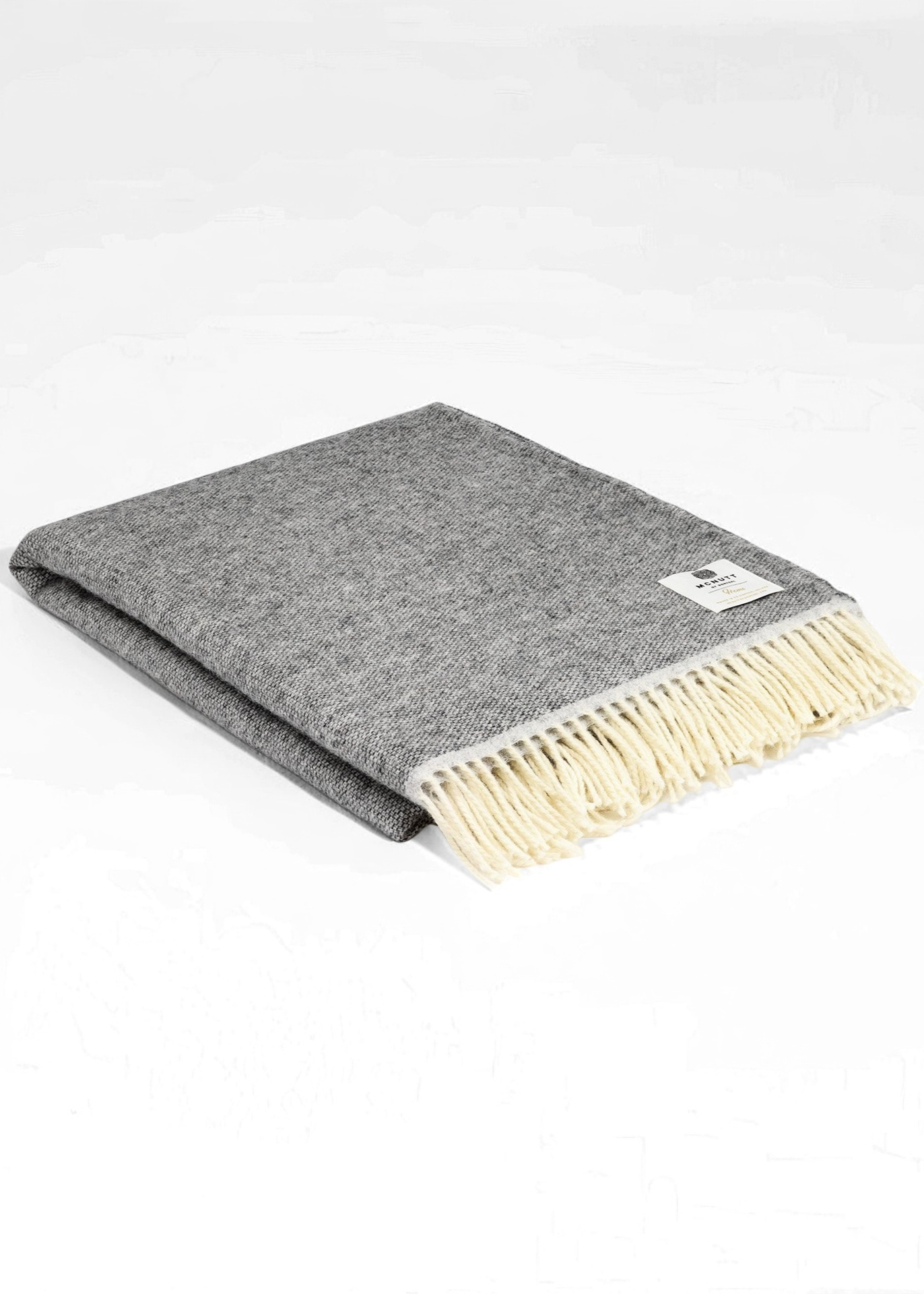 Mcnutt Wool Throw | Fruity Grey