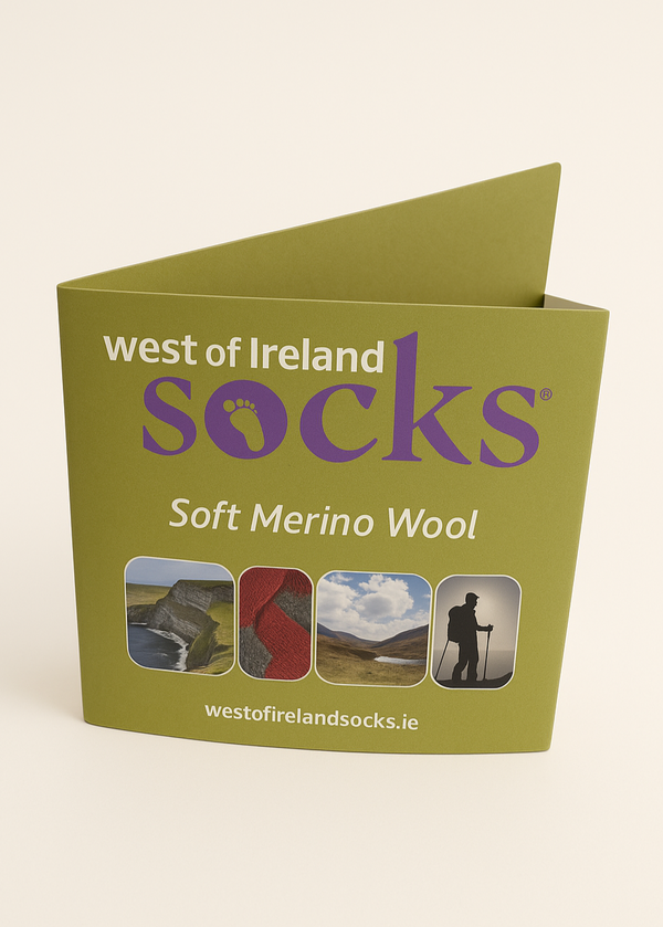 Oatmeal Grey Toe Merino Wool Socks | Large