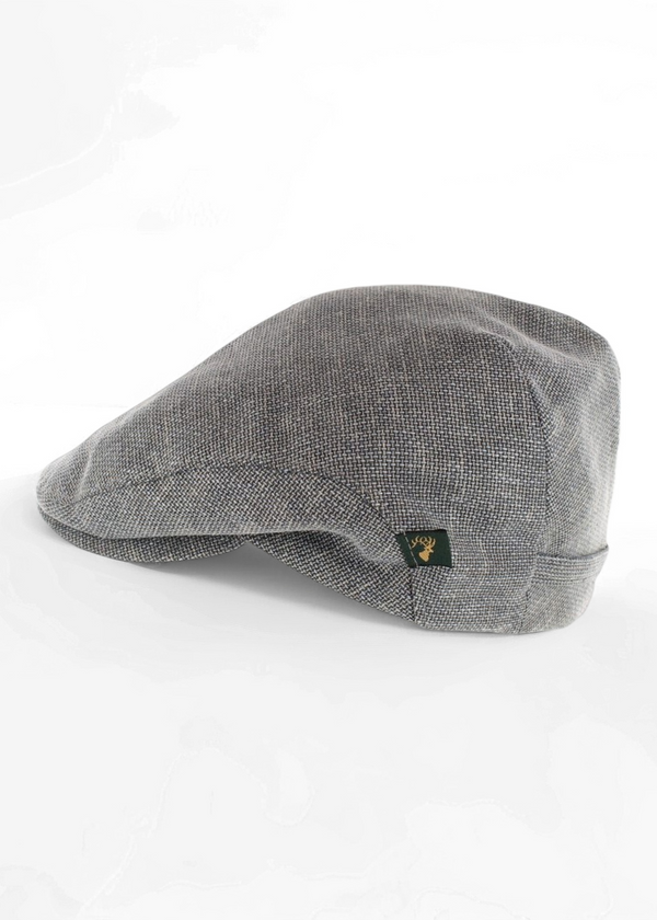 Mucros Linen Flat Cap