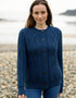 Ladies Aran Cardigan | Black Watch