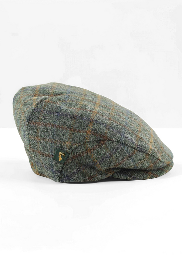 Mucros Trinity Cap | Green Plaid