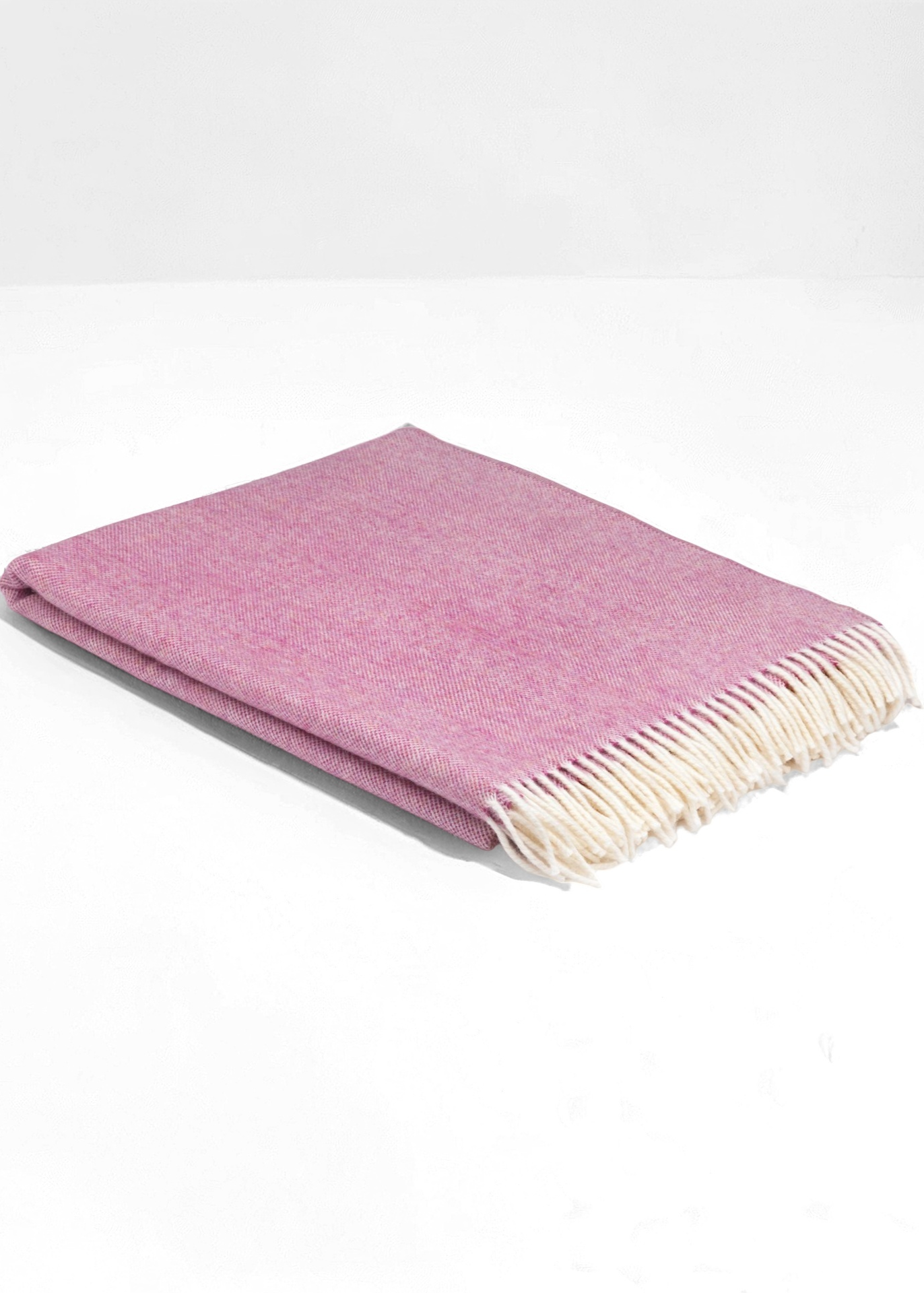 McNutt Lambswool Supersoft Blanket | Spotted Pink