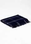 McNutt Pashmina Wrap | Navy Window Pane