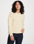Unisex Aran Wool Sweater | Natural