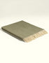 Mcnutt Wool Throw | Skellig Olive - Clearance