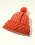 Cable Knit Aran Hat | Orange - Clearance