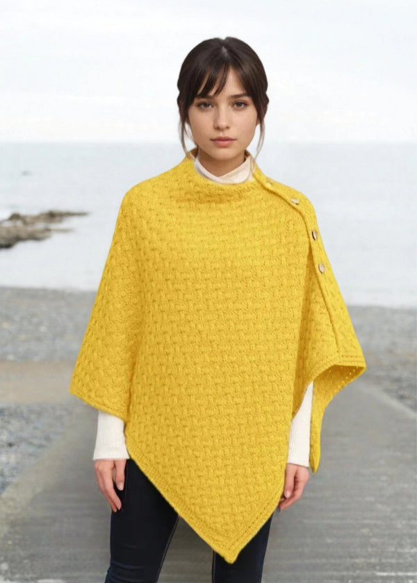 Glenbeigh Aran Cape | Yellow