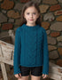 Kids Aran Sweater | Irish Sea - Clearance