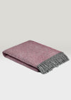 Mcnutt Pure Wool Throw Cosy Rose