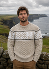 Aran Celtic Design Cable Knit Sweater | Parsnip