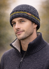 Erin Men's Rib Turnup Hat | Marled Green