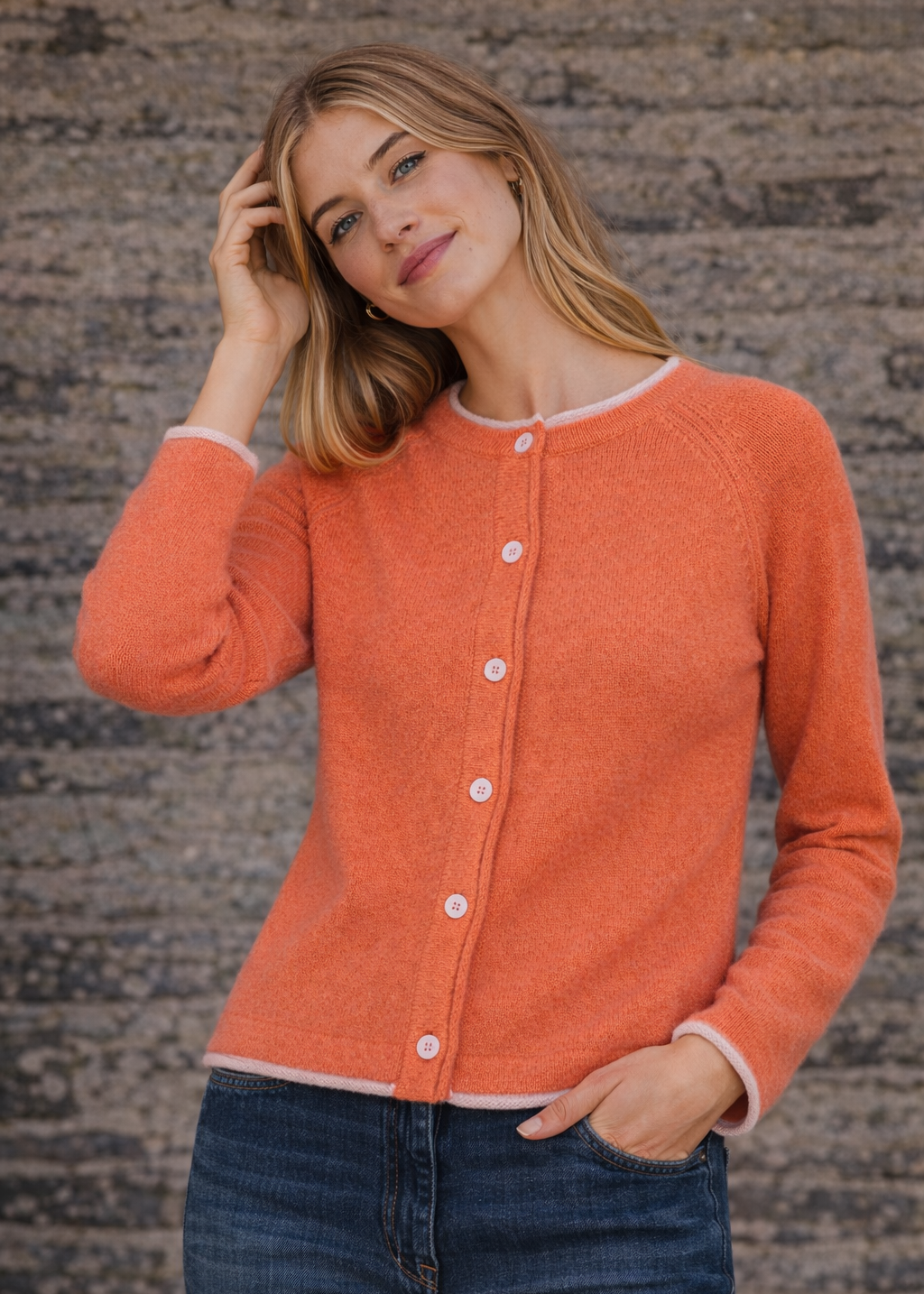IrelandsEye Killiney Cardigan | Wool-Cashmere Blend