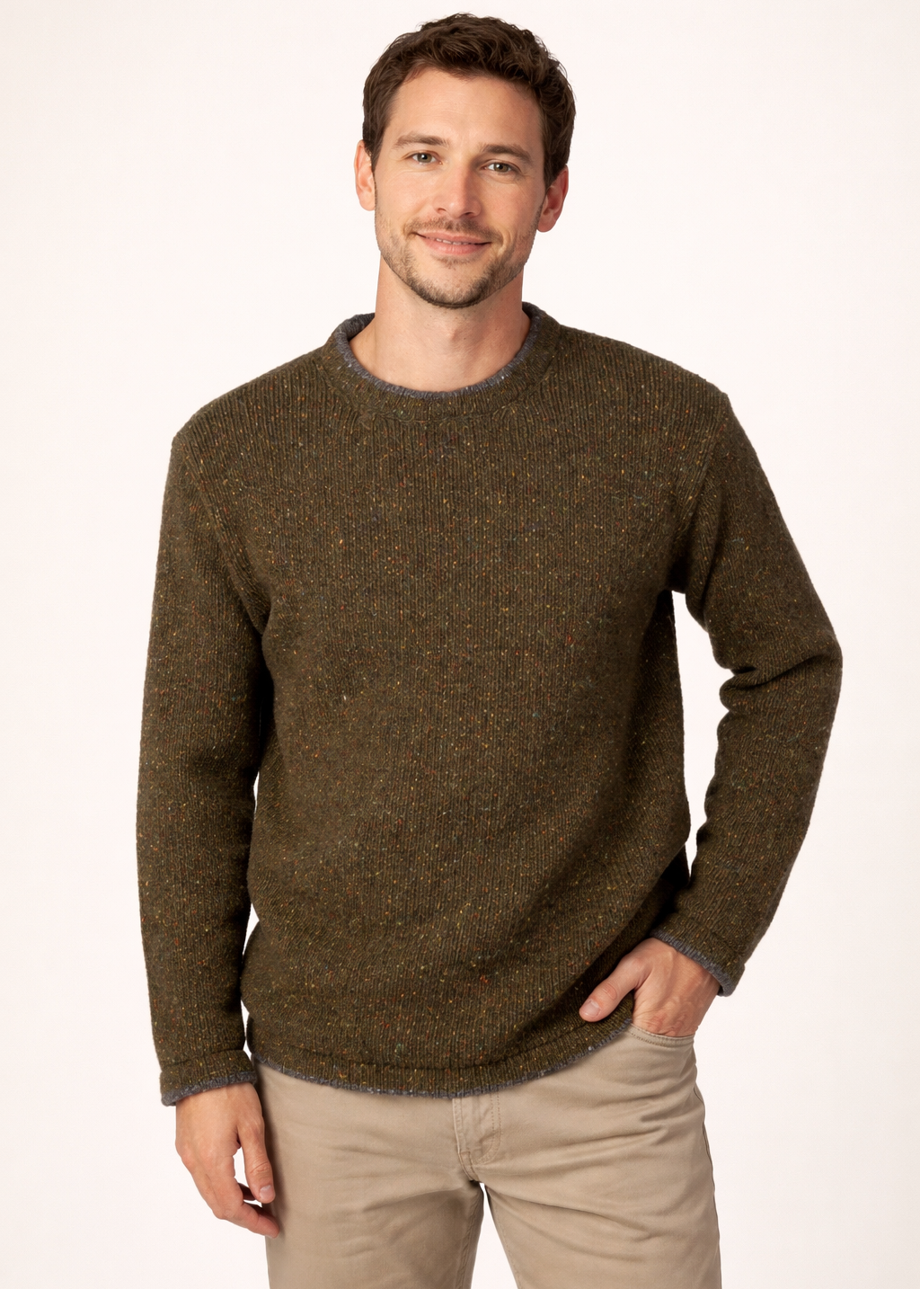 IrelandsEye Men's Roundstone Sweater | Loden