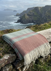 McNutt of Donegal Pure Wool Throw | Winter Heather