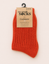West of Ireland Cashmere Socks | Orange