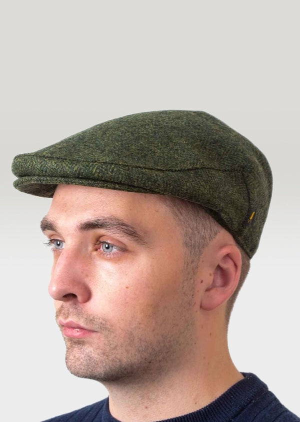 Irish Wool Green Flat Cap