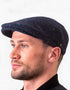100% Donegal Tweed Flat Cap | Navy