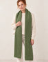 100% Merino Wool Giant Scarf | Green