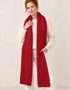 100% Merino Wool Giant Scarf | Red