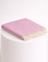 McNutt Lambswool Supersoft Blanket | Spotted Pink