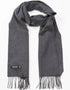 John Hanly Merino Scarf | Solid Charcoal