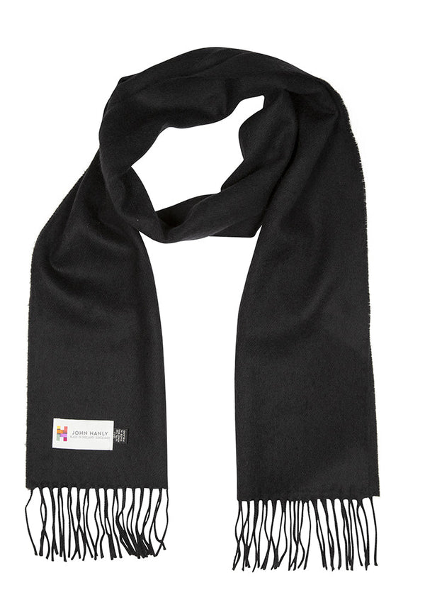 Merino Luxury Wool Scarf | Black