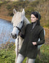 Aran Hooded Celtic Knot Zipper Cardigan | Green