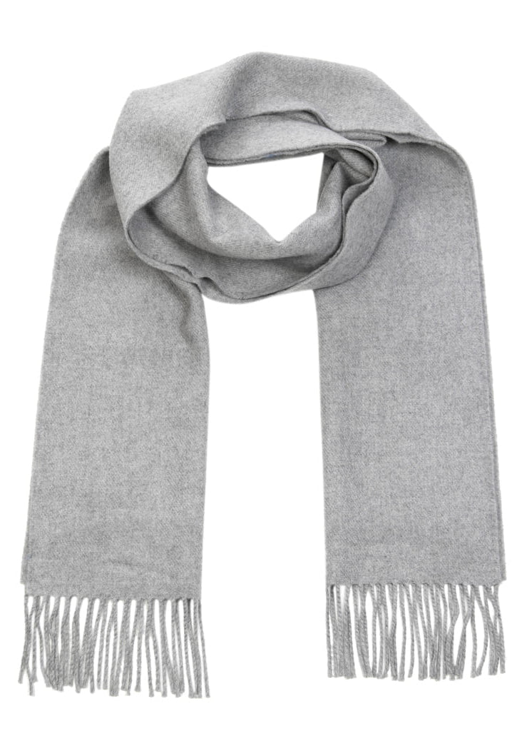 John Hanly Merino Scarf | Grey