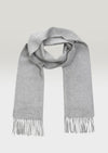 John Hanly Merino Scarf Grey