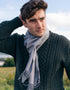 John Hanly Merino Scarf | Grey