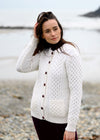 Aran Lumber Cardigan | Natural