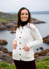 Aran Lumber Cardigan | Natural