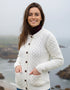Aran Lumber Cardigan | Natural