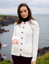 Aran Lumber Cardigan | Natural