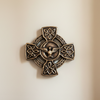 Wild Goose Bronze Celtic Cross Peace Prayer Plaque