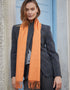 John Hanly Merino Scarf | Tangerine