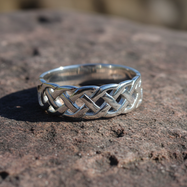 Sterling Silver Celtic Woven Ring