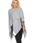 Jimmy Hourihan Fringed Shawl in Pepper/Salt Design