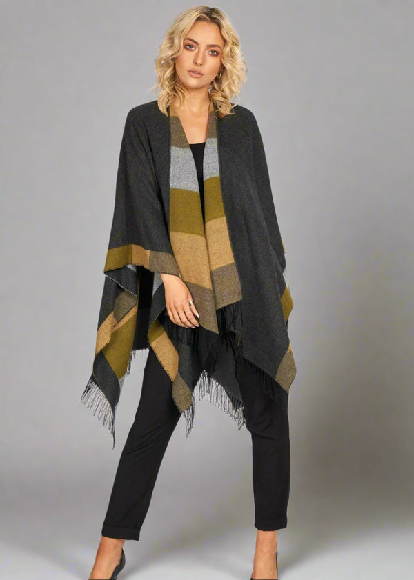 Jimmy Hourihan Fringed Shawl 