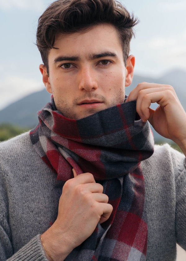 John Hanly Merino Scarf | Multi Colour