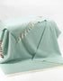 John Hanly Cashmere Merino Throw - Mint