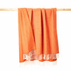 John Hanly Cashmere Throw | Orange Bronze