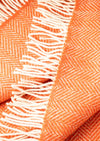 John Hanly Cashmere Throw | Orange Bronze