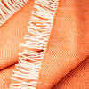 John Hanly Cashmere Throw | Orange Bronze