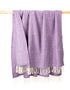 John Hanly Cashmere Throw - Lavender Purple
