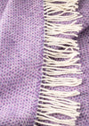 John Hanly Cashmere Throw - Lavender Purple