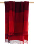 John Hanly Cashmere Throw | Red Wine Burgundy